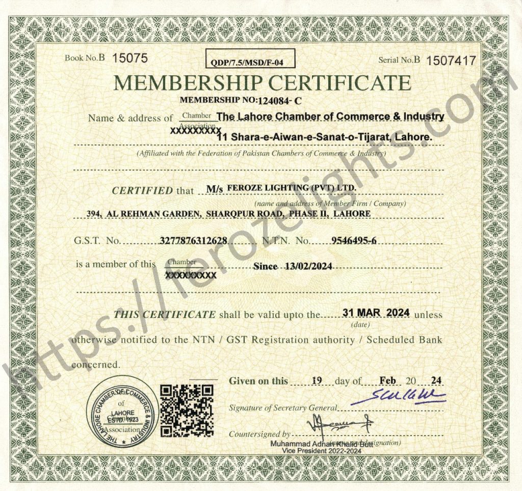 Membership Certificate