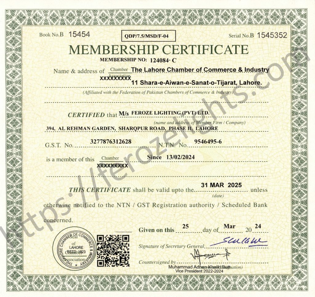 Membership Certificate 2